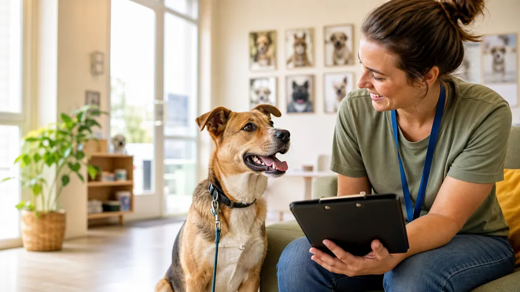 Official dog adoption application next step